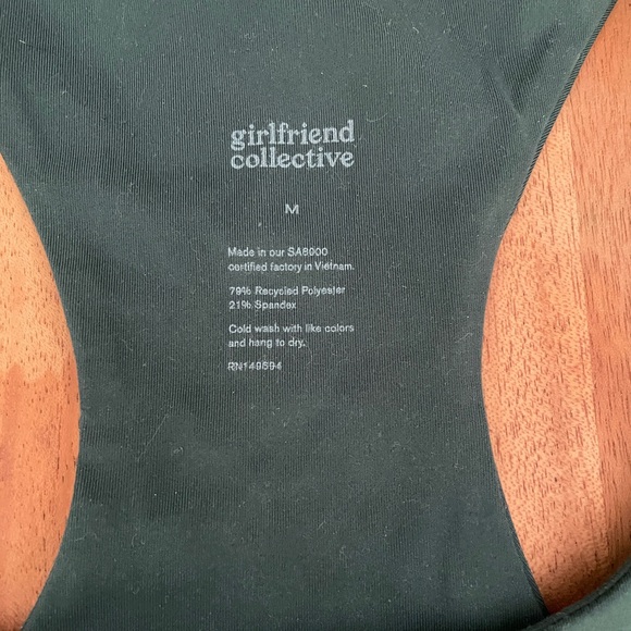 Girlfriend Collective Forest Green Leggings - Picture 5 of 7